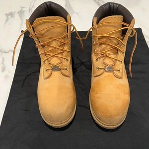 Timberland Premium 6 Inch Waterproof Boots in Wheat Nubuck
